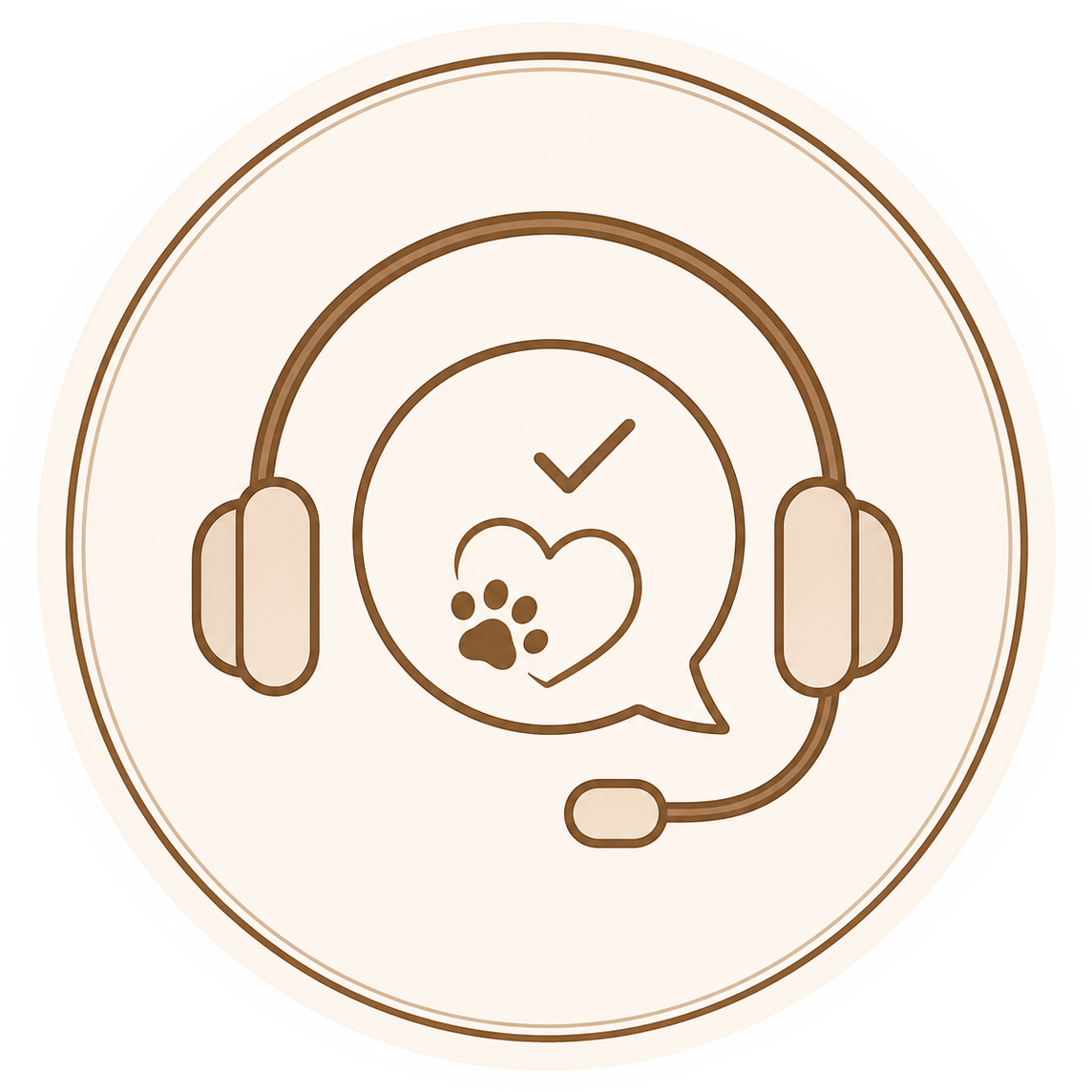 Icon representing support before placing an urn order